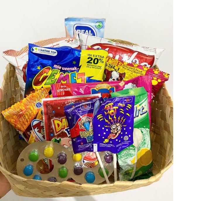 

One and Only Paket Murah Meriah 2/ Jajanan jaman dulu/ hampers wisuda/ ulang tahun/ birthday gift/ lebaran/ thr
