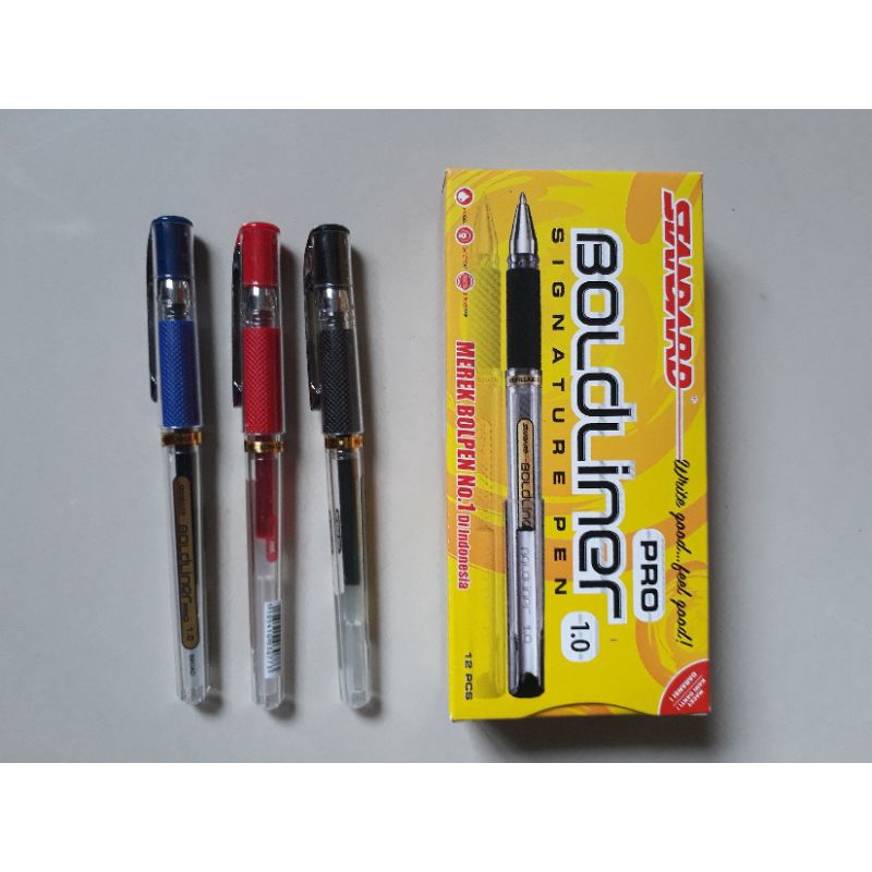 

Pulpen Boldliner Pro 1.0 Standard ( harga untuk 1 Pcs )