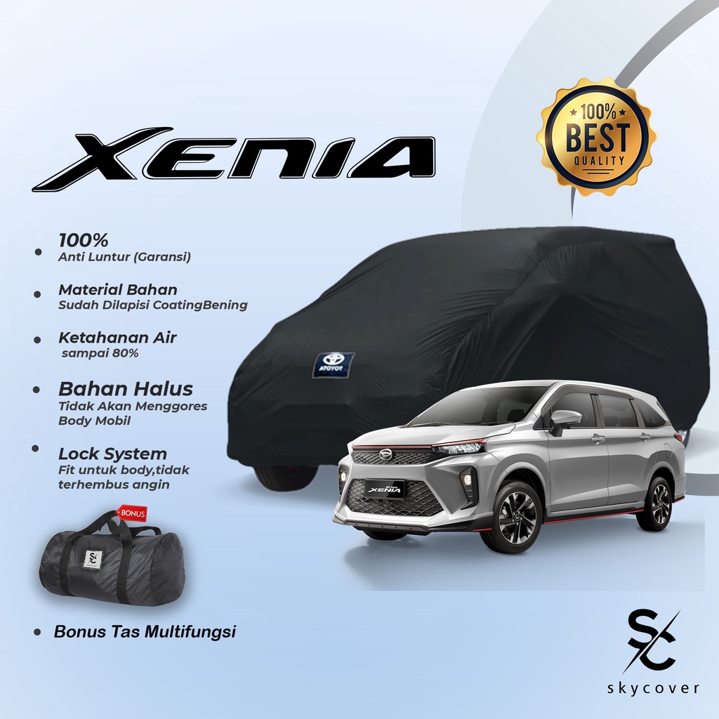 DISKON BODY COVER MOBIL ALL NEW XENIA 2022 SARUNG MOBIL DAIHATSU XENIA SELIMUT TUTUP PENUTUP MOBIL