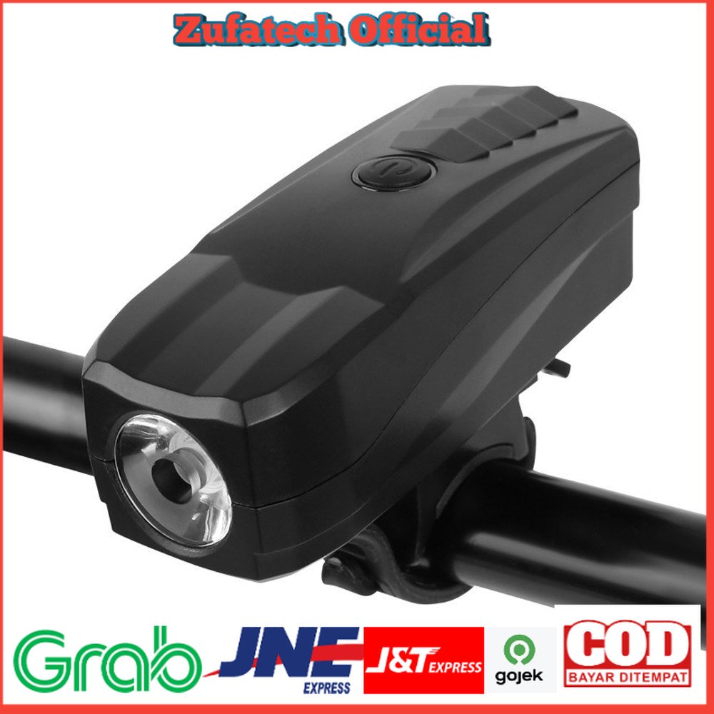 Lampu Alarm Klakson Sepeda Waterproof Anti Theft - SJ-10530 - Black
