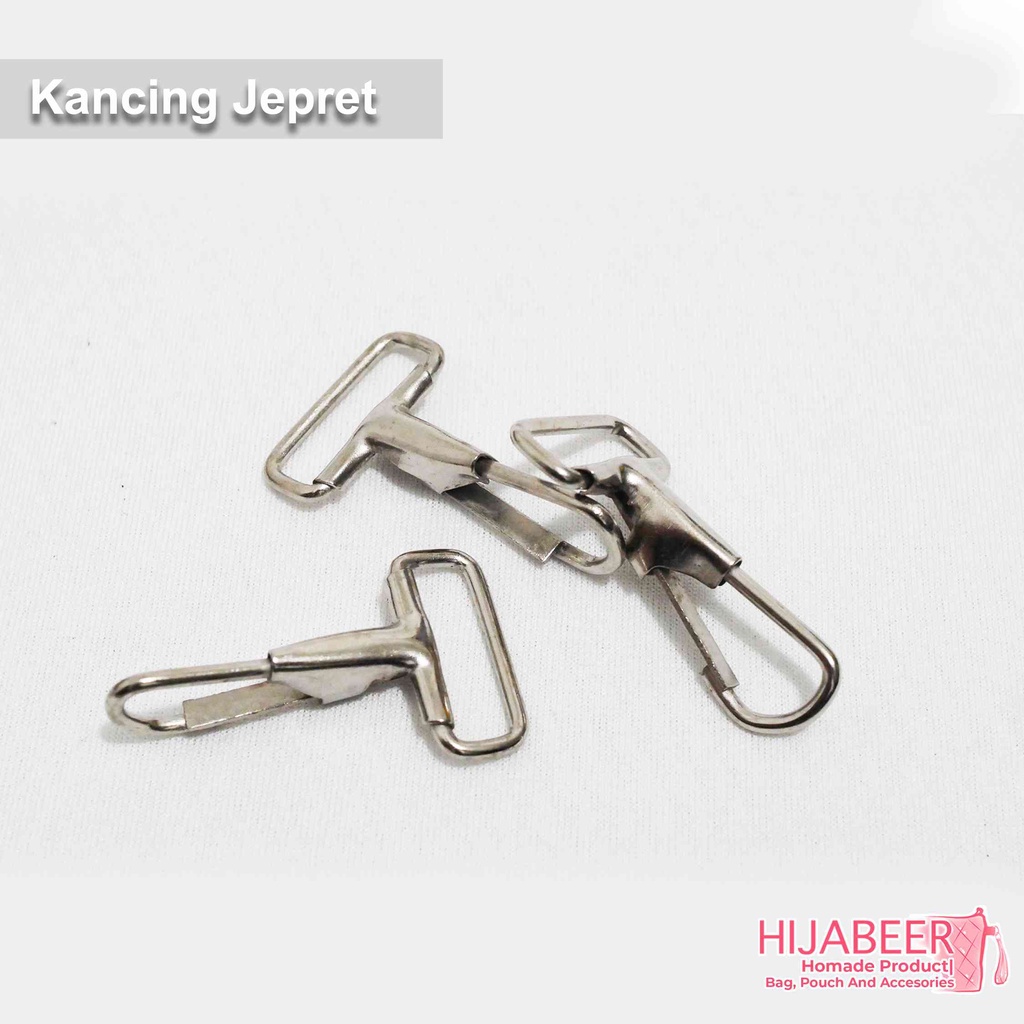 Pengait Kaitan Tas Nikel Cantolan 2,2 cm /10pcs