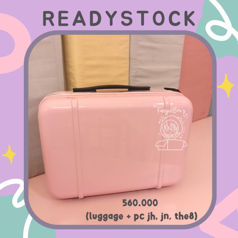 READYSTOCK SEVENTEEN POWER OF LOVE MERCHANDISE - MINI LUGGAGE BAG INCLUDE 3 PHOTOCARD