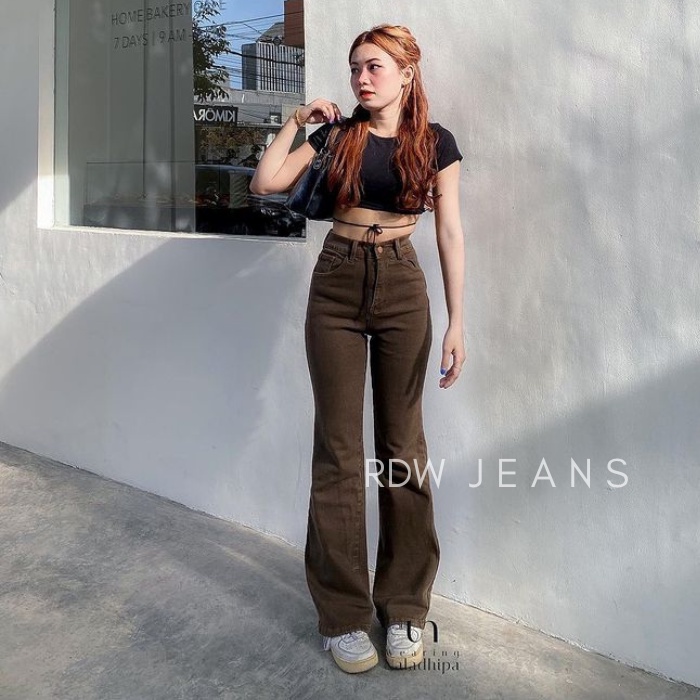 RDW-Jeans HW Cutbray Zully-Streetch Jeans