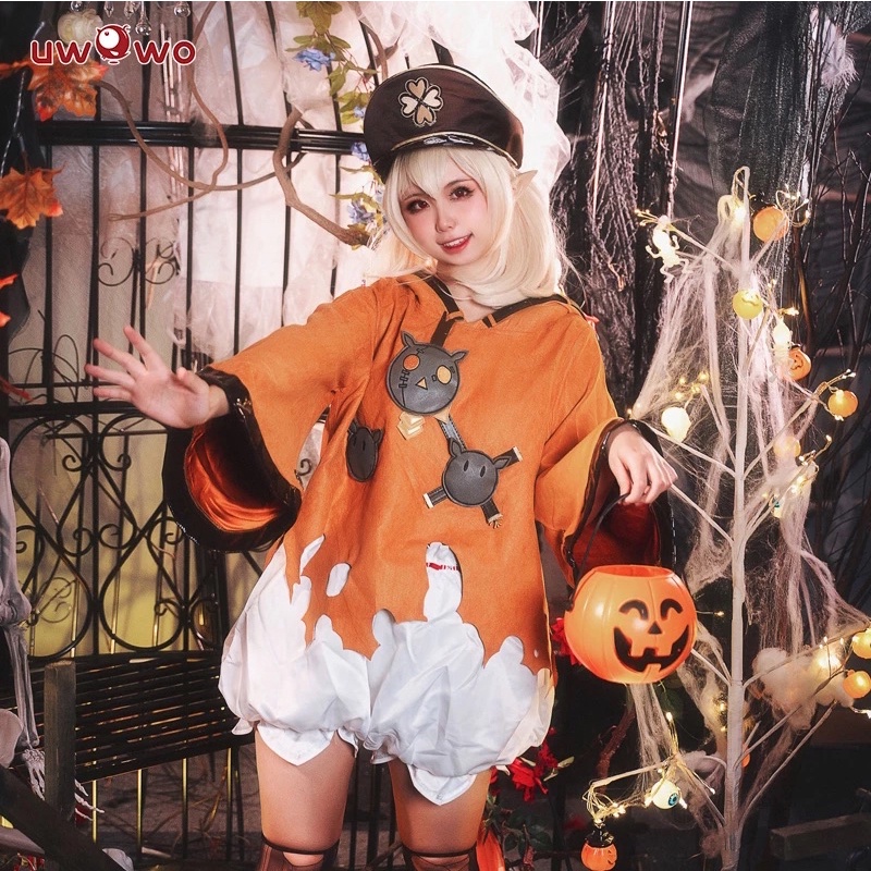 In Stock UWOWO Klee Cosplay Halloween Costume Klee Genshin Impact Fanart Carnival Halloween Christmas Game Holiday Outfits