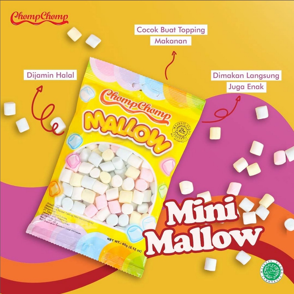 

Chomp Chomp Mini Marshmallow 60gr - ChompChomp Mallow