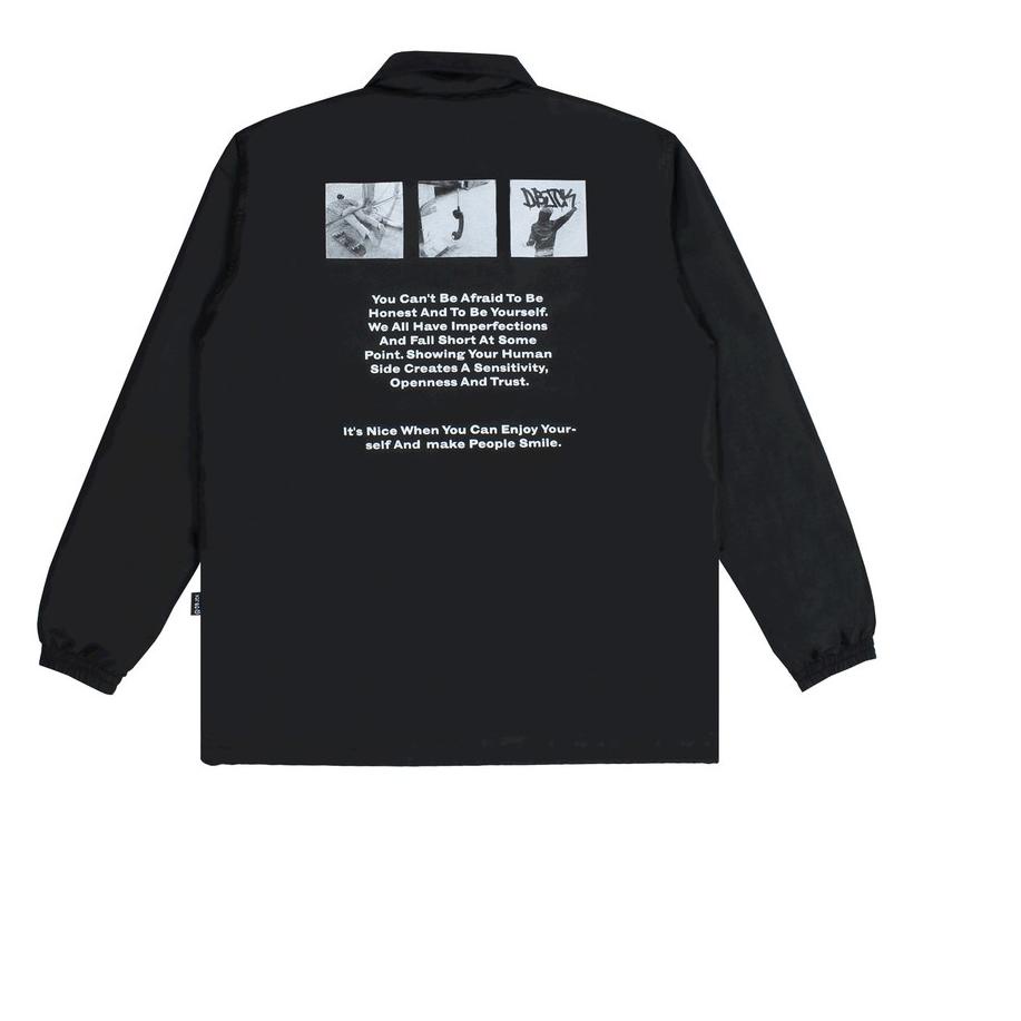 Termurah Jaket Dobujack Coach Jacket Evacuation Black Jaket Dobujack Premium Terbaru