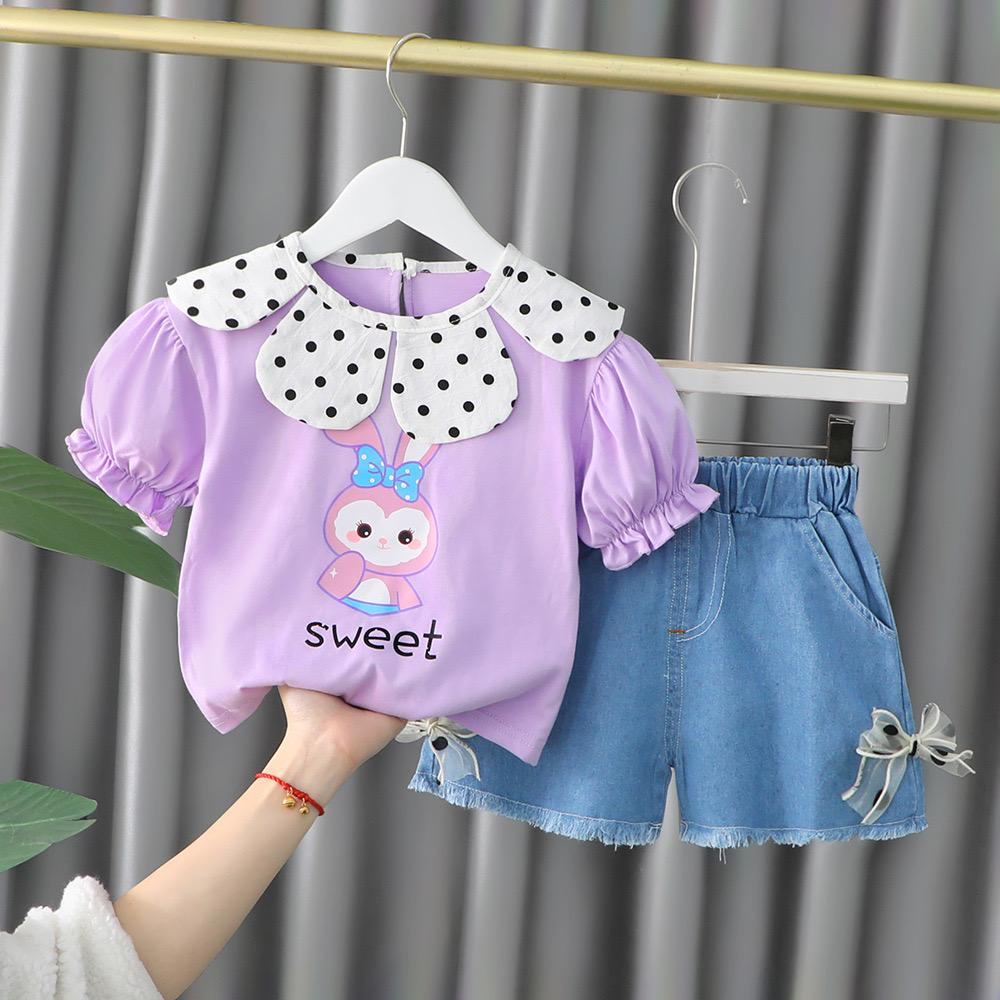 HappyOliver SET SWEET BUNNY 12529 EBV Bayi Baju setelan Anak Perempuan Import lucu berkualitas