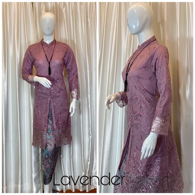 kebaya maudy  payet KEBAYA MODREN SANGHAI TILE/WISUDA/KONDANGAN/SERAGAMAN