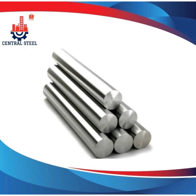 As Stainless 304 12mm Panjang 100cm