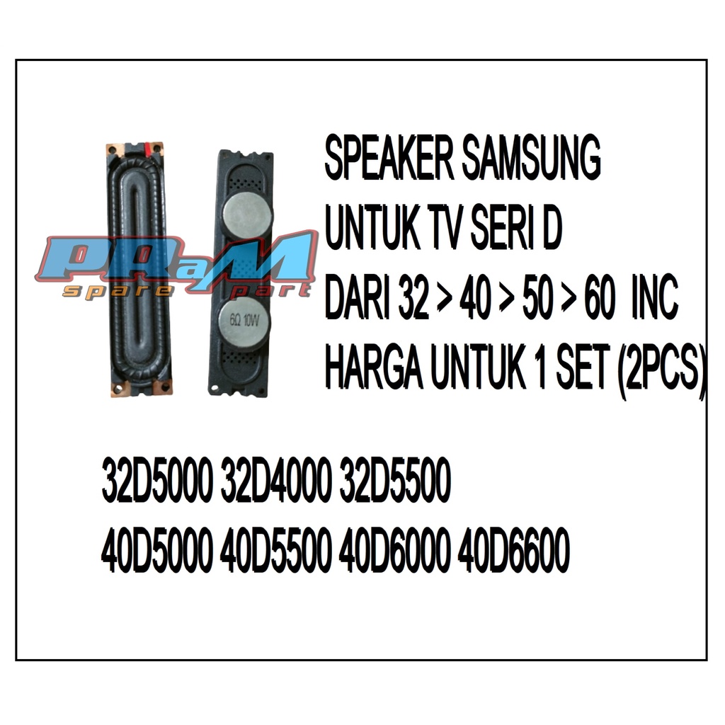 SPEAKER TV 40D6000 LED SAMSUNG ORIGINAL TYPE 40D6000