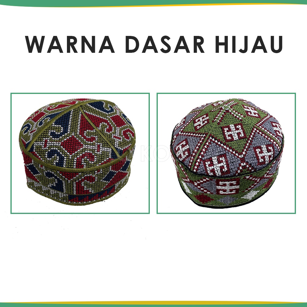 GROSIR (10 Pcs) Peci PAKISTAN Motif Ovais Cap Bordir Kopiah Haji Sholat Santri Pria Dewasa Anak Laki Kopyah Bulat Solat Pesantren Hitam Putih Kopeah Murah Ori Original Polos Model Songkok Malaysia Oman Assagofah Terompah Turki Mesir Madinah NU Paket Usaha