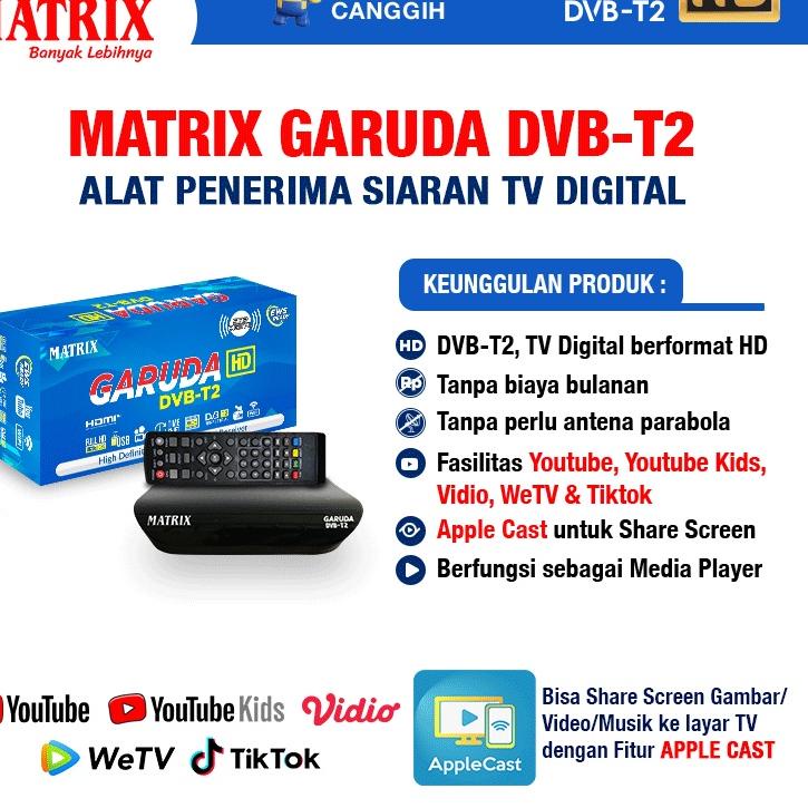[CODEWE22] SET TOP BOX TV DIGITAL MATRIX APPLE DVB T2 EWS HD / SET TOP BOX TV DIGITAL MATRIX / ALAT TV DIGITAL SET TOP BOX / STB TV DIGITAL MATRIX / SET TOP BOX DIGITAL / SET BOX TV / SET BOX TV DIGITAL / SET BOX / SET BOX TV DIGITAL RECEIVER TV / STB AP
