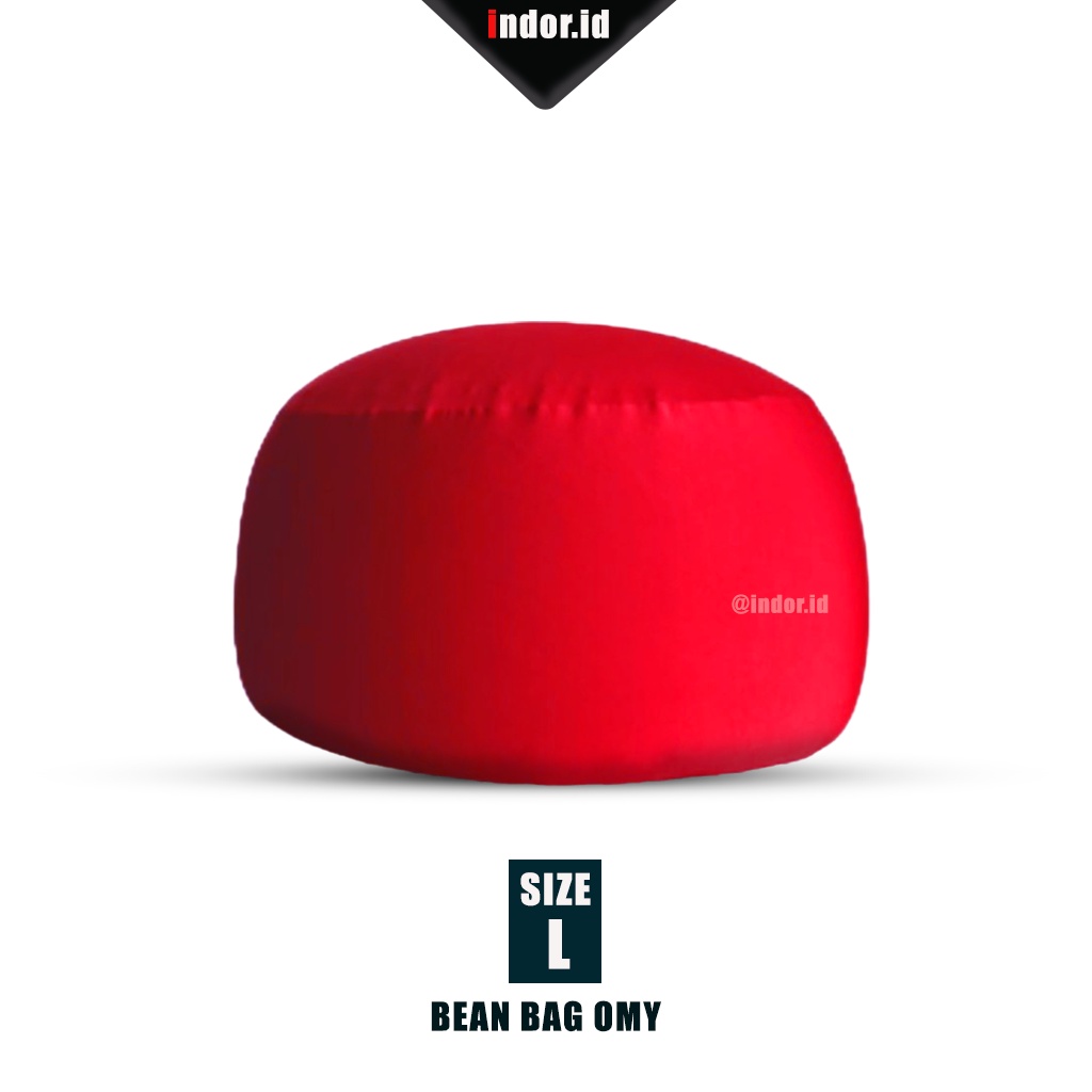 indor.id Bean Bag OMY Size L POLYESTER STRETCH PLUS ISI Bahan Super Elastis - Bean Bag Murah - Bean Bag Sofa Dewasa