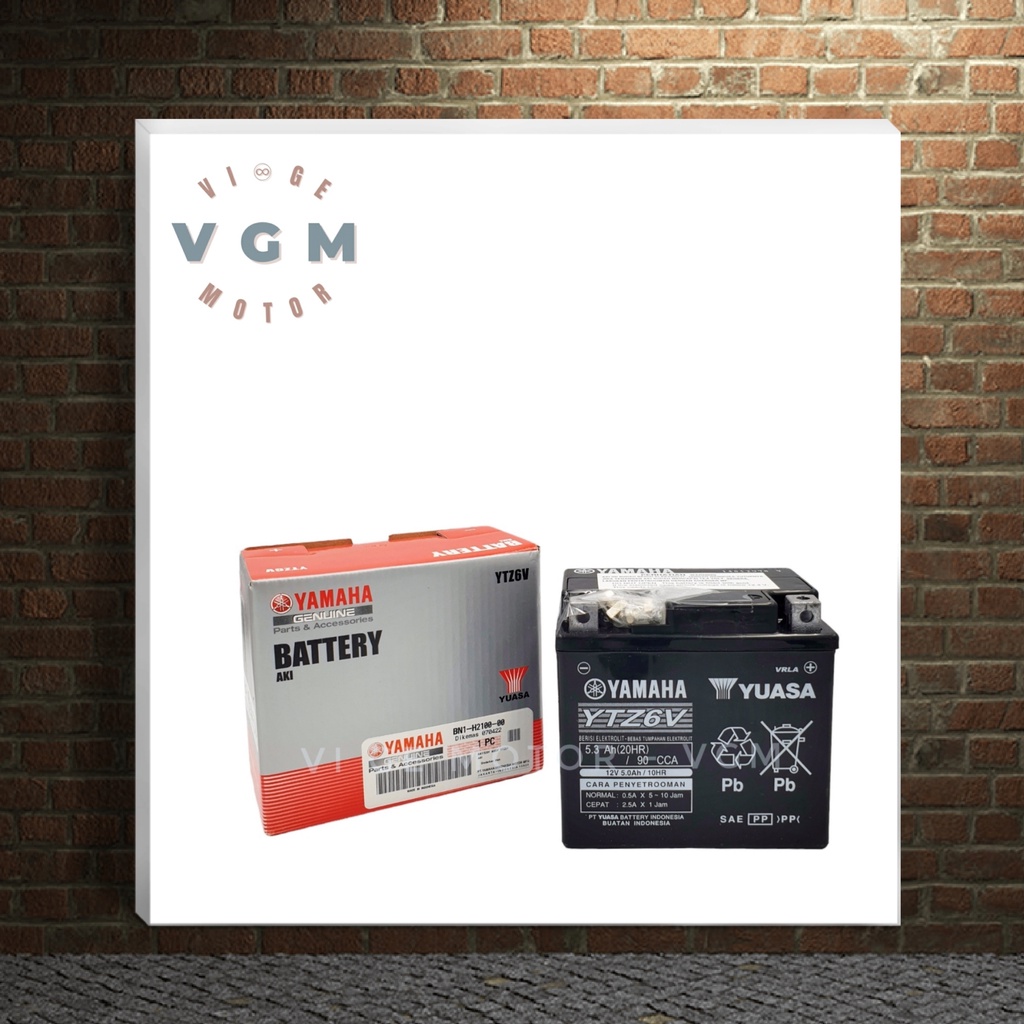 (VGM) YAMAHA BN1-H2100-00 Battery Assy YTZ6V || aki motor