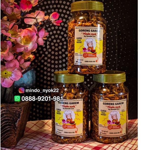 

Barang Baru Goreng Garem / Bawang Goreng Mindo Nyok 110gr, Khas Betawi Tanpa Tepung !!'