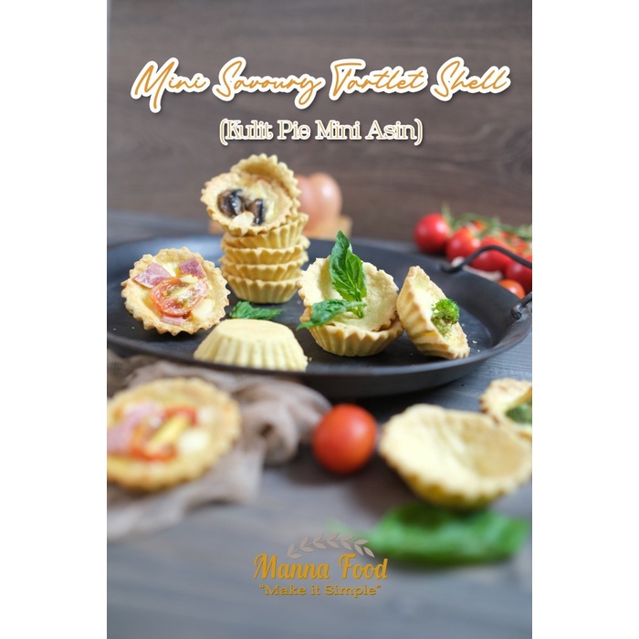 

Manna Food Savoury Tartlet Shell / Kulit Pie Asin