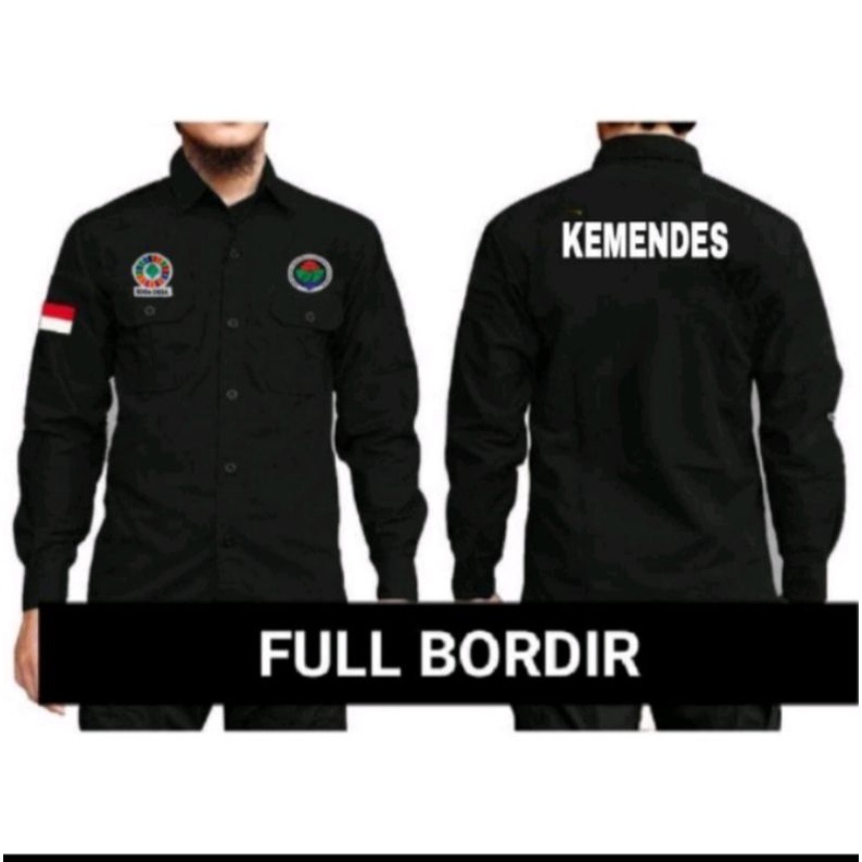 BAJU KEMENDES KEMEJA KEMENDES PAKAIAN DINAS SERAGAM KEMENDES PAKAIAN KERJA