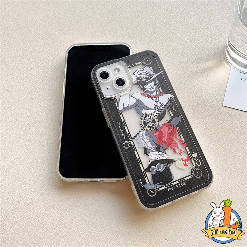 Soft Case Silikon Tpu Anti Slip Motif Kartun Compatible for iPhone 14 13 12 11 Pro Max X Xr Xs Max Se 2020 iPhone 7 Plus 8 7 6 6s Plus Couple Cartoon Animation One Piece Case Series Clear Soft TPU Phone Case Silicone Non-slip Protective Back Cover