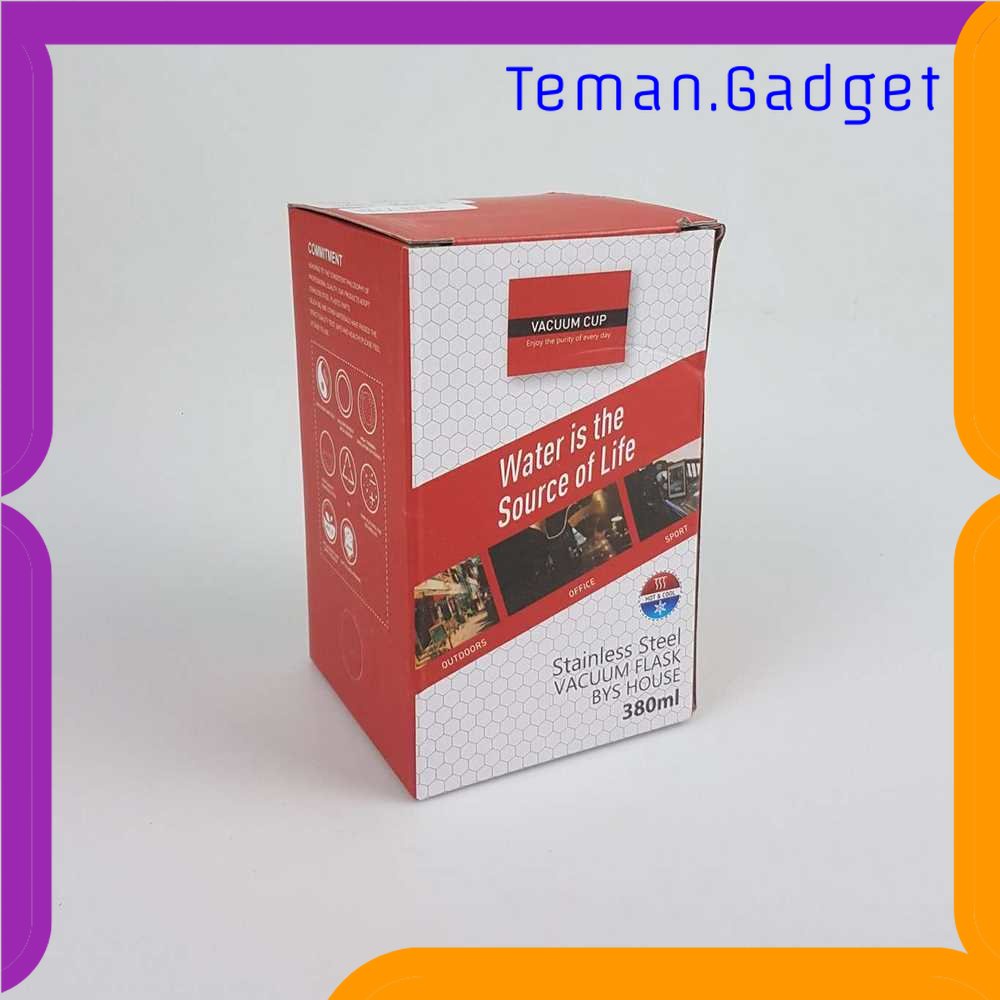 TG - DPR BYS HOUSE Botol Minum Mug Tumbler Thermos Stainless 380ml - TYYHC204