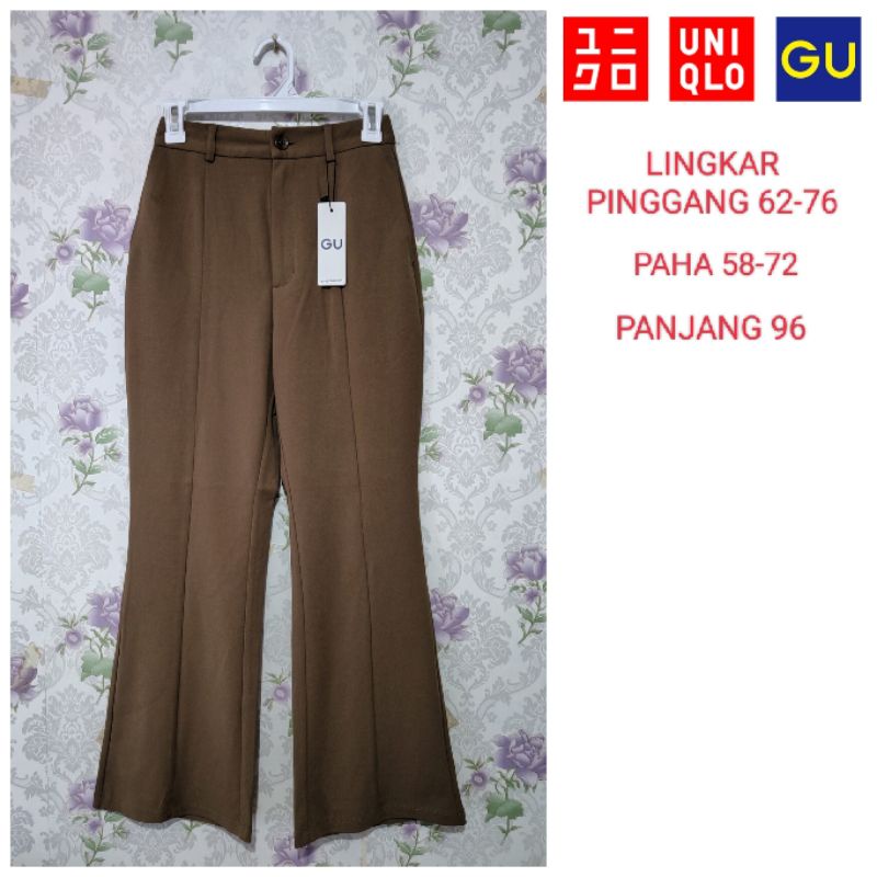 GU UNIQLO CUTBRAY HIGHWAIST PANTS