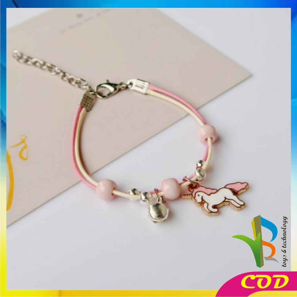 RB-K75 Gelang Wanita Karakter Gelang Persahabatan Tali Bracelet Korea Motif Kartun Fashion Gelang Tali Korea