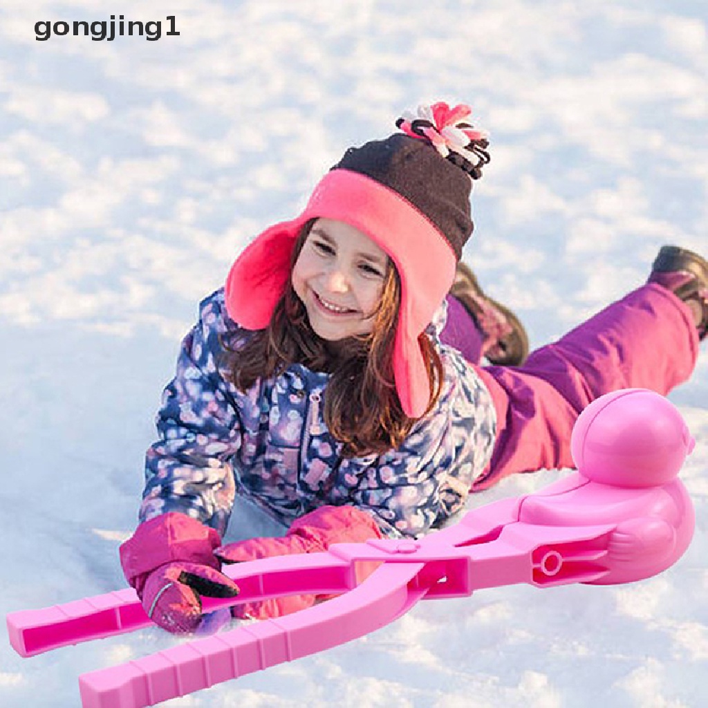 Ggg Klip Pembuat Bola Salju Berbentuk Bebek 1 Pcs Anak-Anak Luar Musim Dingin Snow Mold Fun Toys ID