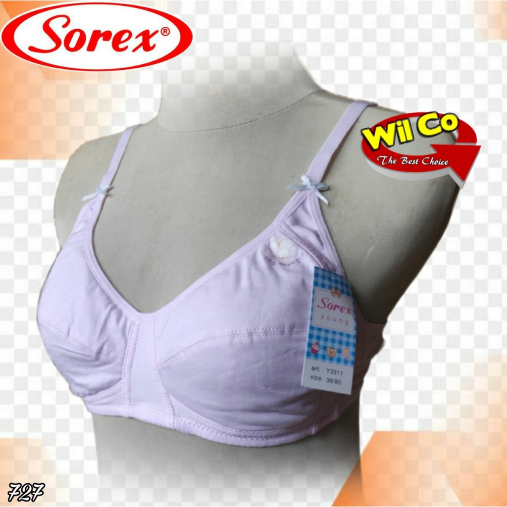 K727 - [Harga Per 1 Pcs] BRA/BH ANAK REMAJA WANITA PAKAIAN DALAM ANAK BUSA TIPIS TANPA KAWAT DUA PENGAIT