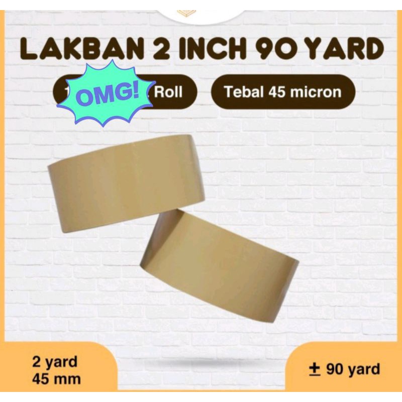 Lakban Coklat Super 2 INCH 45mm x 90yard