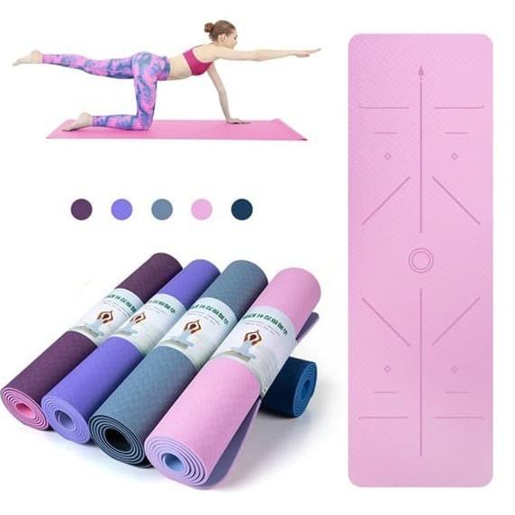 YOGA MAT / TPE YOGA MAT / YOGA MAT DOUBLE PINK