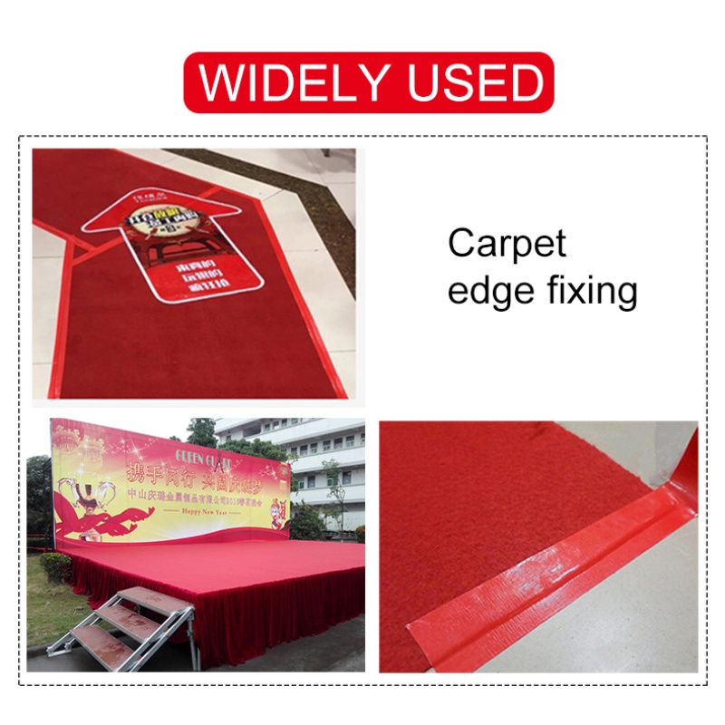 ღ Multicolor Kain Dasar Kuat Tahan Air Tape Karpet Lantai Kaset Viskositas Tinggi Pita Perekat Dekorasi Diy Tape 45Mm 10 Meter