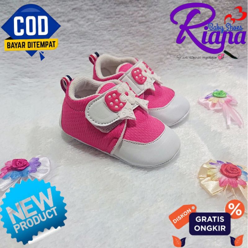 Sepatu Bayi RS12 prewalker shoes perempuan Usia 5-15 Bulan