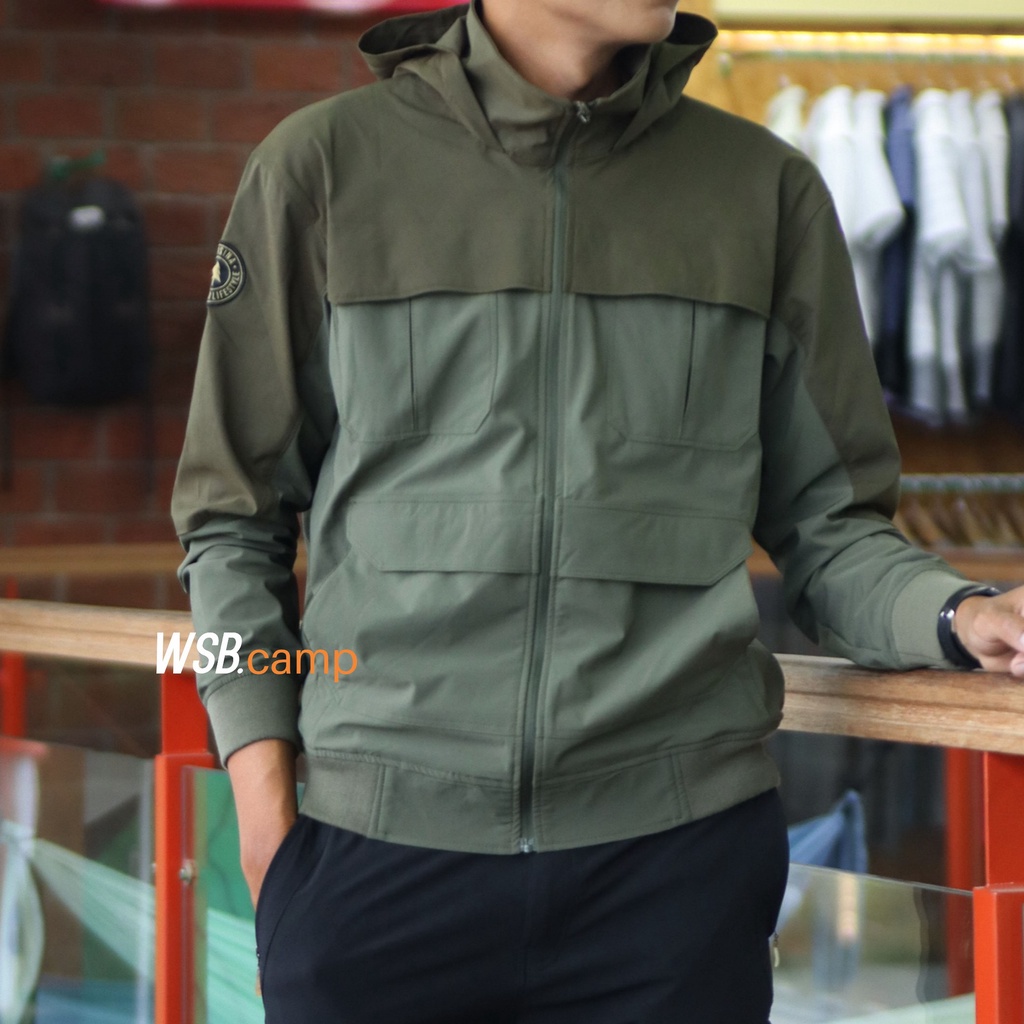 JAKET CONSINA GREY WOLVES - Jaket Outdoor