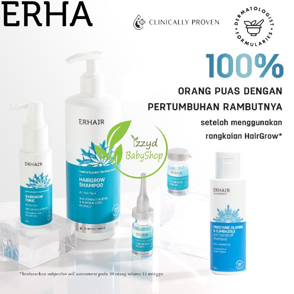 [M-J4J-❤] Erha hair grow serum 7x8 ml, tonic 60ML, shampoo 100 ML Anti Rontok & Penumbuh Rambut / sc
