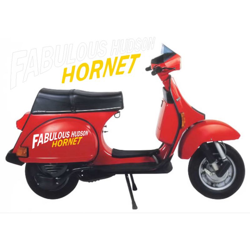 STICKER CUTTING VESPA FABULOUS HUDSON HORNET STICKER CUSTOM MOTOR