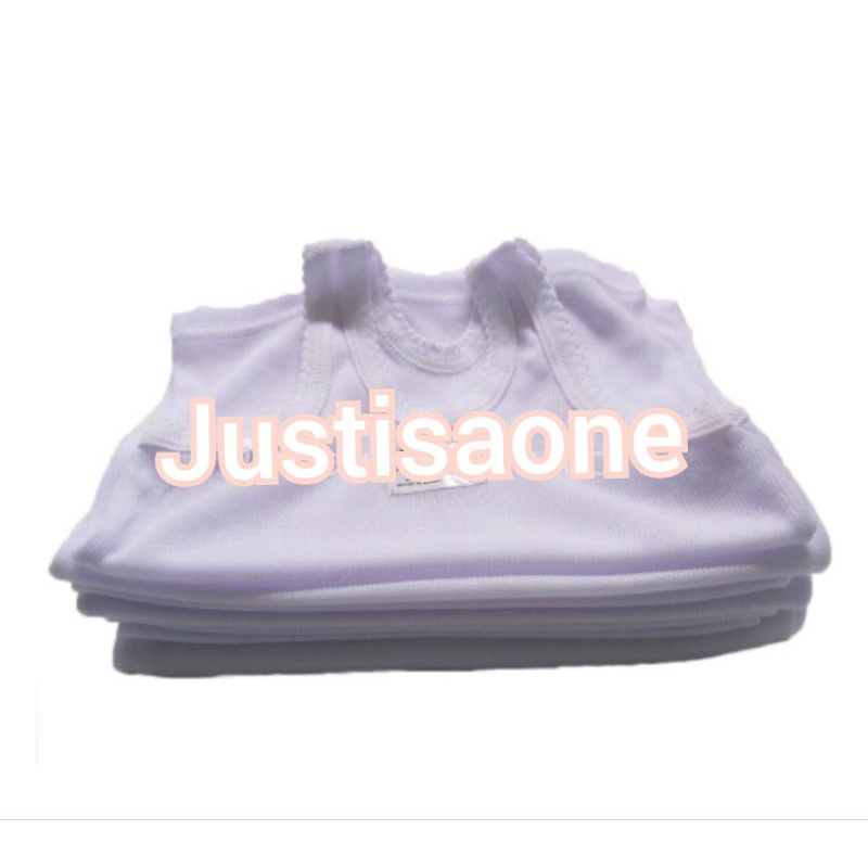 Grosir Lusinan 12 Pcs Singlet Putih &amp; Warna Polos Bayi Anak Tanpa Bolongan Anak &amp; Perempuan