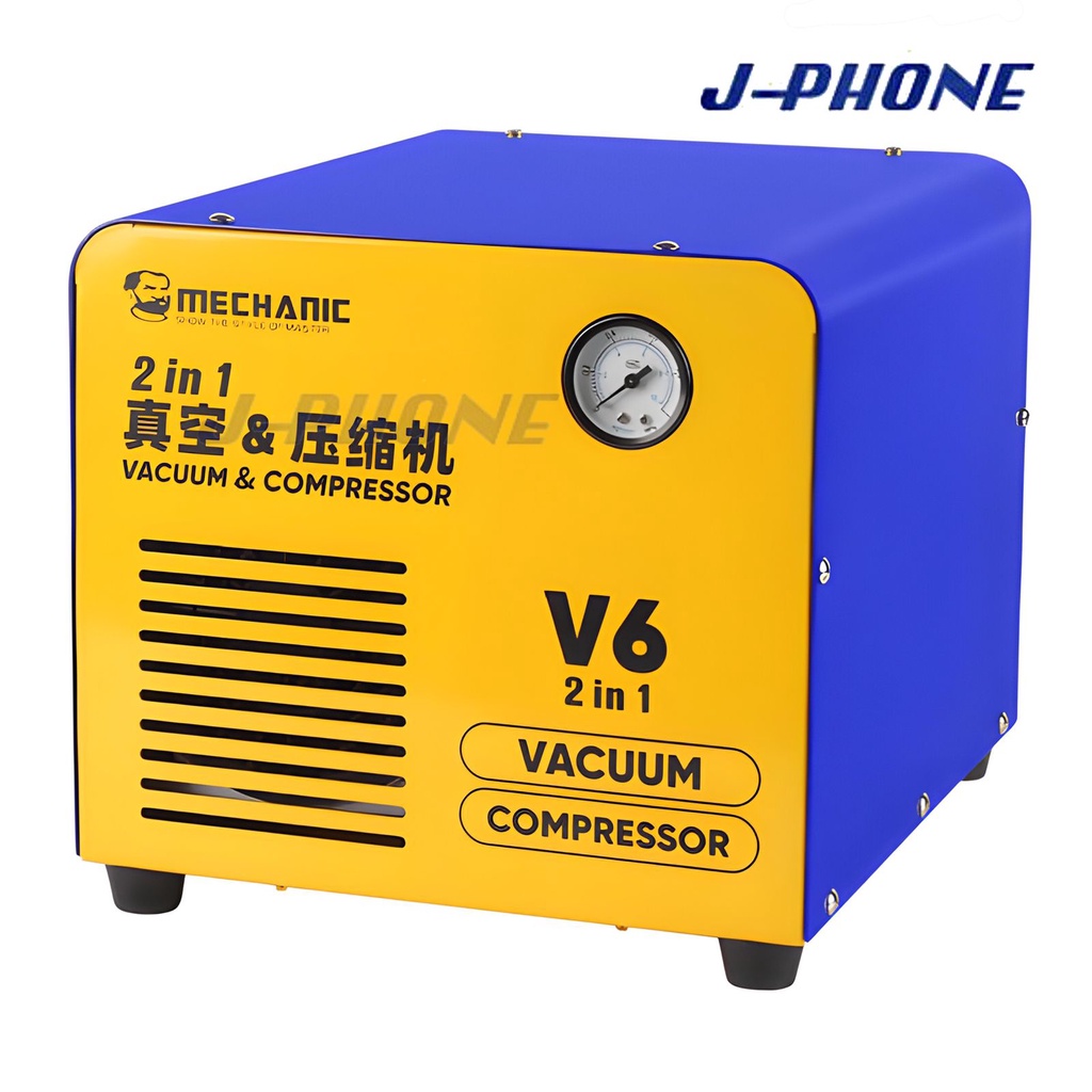 MESIN VACCUM KOMPRESOR / VAKUM KOMPRESOR MECHANC V6 2IN1 ORIGINAL