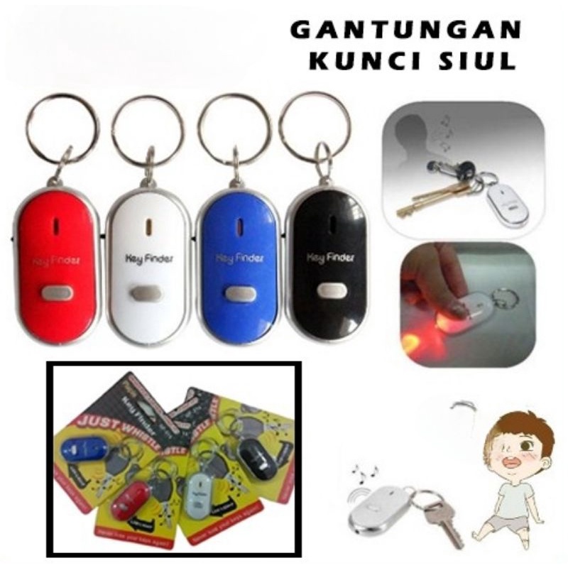 Gantungan Kunci Siul Mobil Unik Motor Key Finder Murah Pencari Kunci