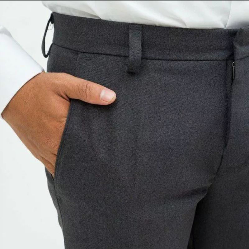 CELANA KANTOR FORMAL PRIA SLIMFIT BAHAN DASAR KAIN WOLL KUALITAS PREMIUM