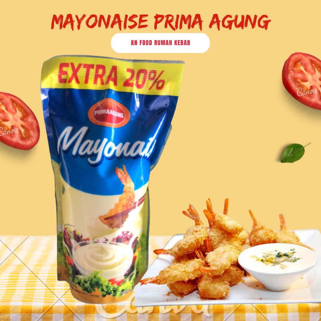 

Mayonaise Prima 1 kg-Mayones Manis dan Gurih 1 Pouch