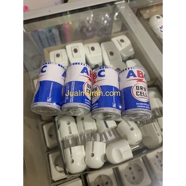 ABC R14 size C R14C 2pcs TANGGUNG Battery baterai batre biru