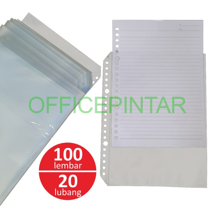 

[OFFICE] SHEET PROTECTOR / PP POCKET A5 20 LUBANG