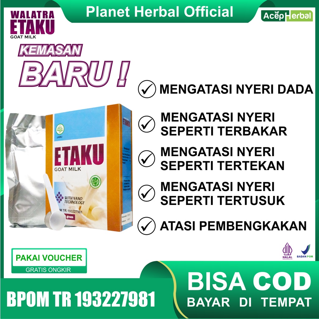 

Obat Nyeri Dada Seperti Tertekan Tertusuk Dan Terbakar Susu Kambing Walatra Etaku Goat Milk