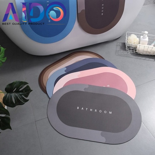 Keset Diatomite Bundar / Keset Kaki Anti Bau Nyerap Air Anti Bakteri / Keset Batu Kamar Mandi / Keset Kamar mandi Foam Keset Kaki Anti Bau Nyerap Air Anti Bakteri Keset Batu Kamar Mandi Premium Anti Slip Keset Batu Kamar Mandi 3160