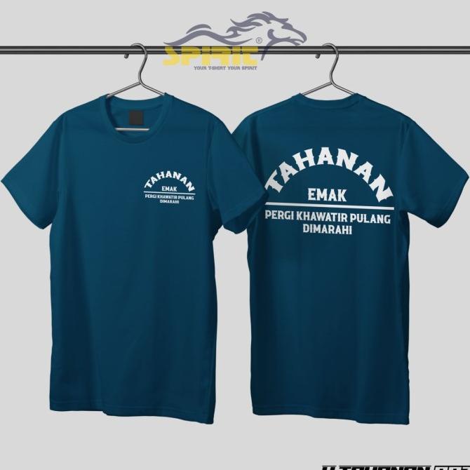 kaos tahanan emak baju kaos pria sablon kata kata parodi plesetan