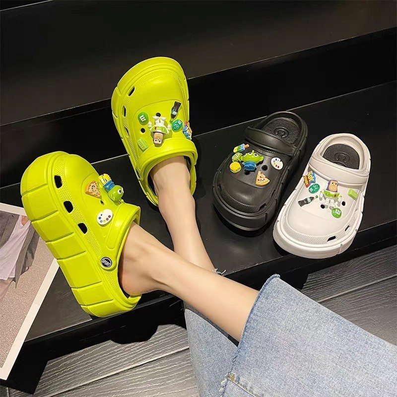 SW41 Sandal Slip On FUJI BAIM Wanita Toy Story 3D 6,5 CM Original Import