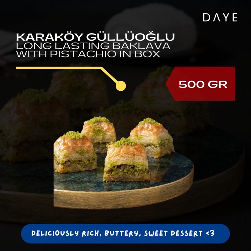 

Baklava Turki Karaköy Güllüoğlu
