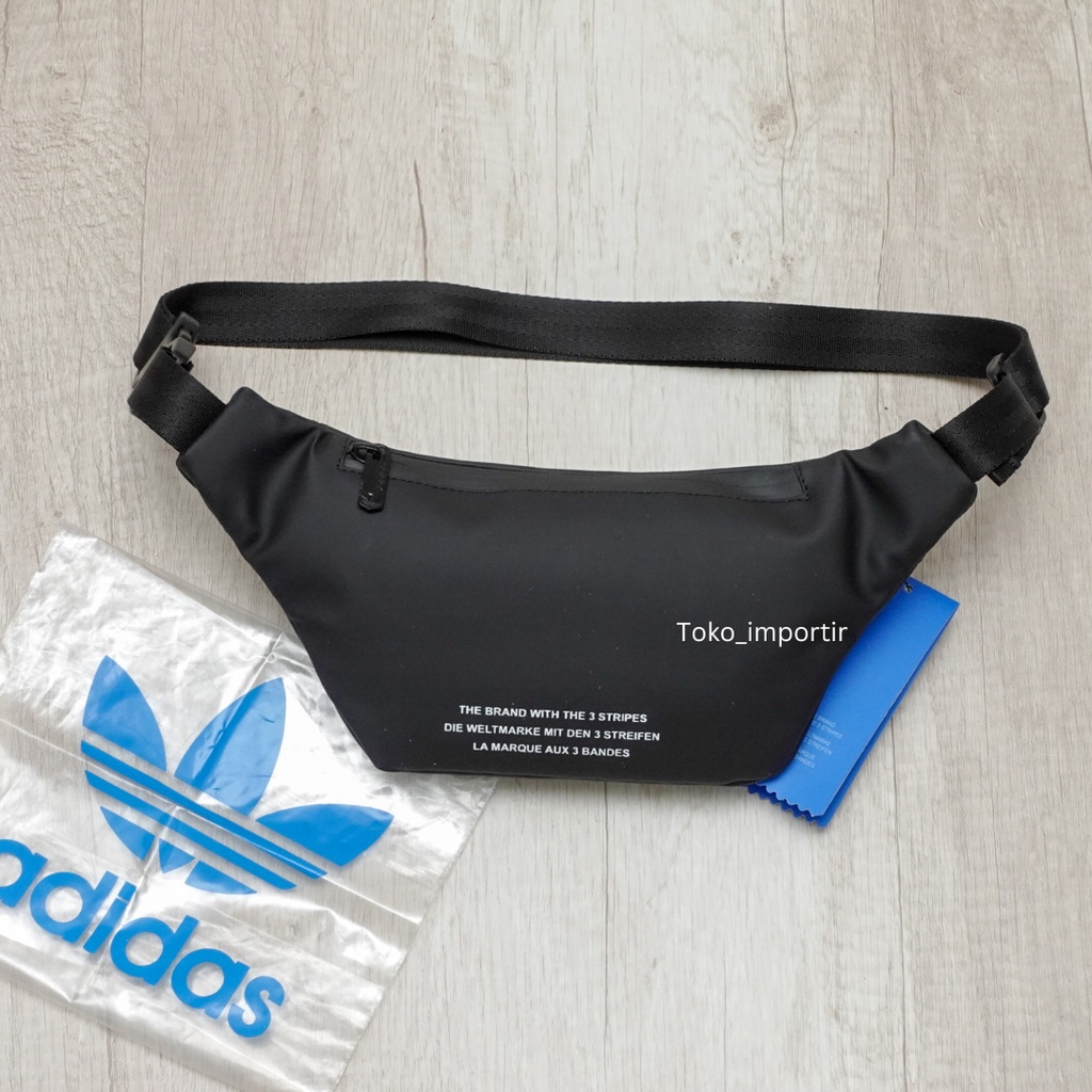 Waistbag Adidas Leather Mini / Tas Pinggang Pria Mirror Original