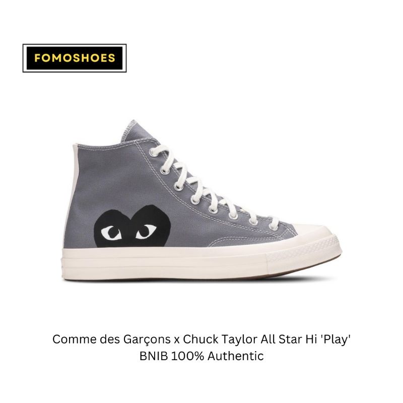 Converse Chuck Taylor CDG X Play Hi - Grey
