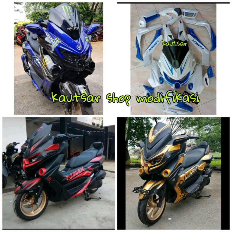 BODY NMAX PREDATOR OLD SPION NMAX PREDATOR SPAKBOR NMAX COVER KNALPOT NMAX PREDATOR COVER STOPLAMP N