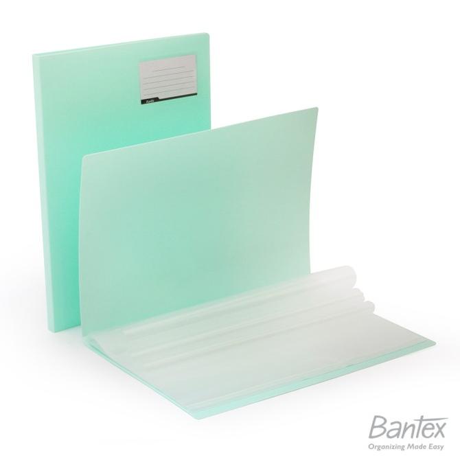 

TERMURAH Bantex Display Book Clear Holder Folio F4 Pastel Color Cool Aqua